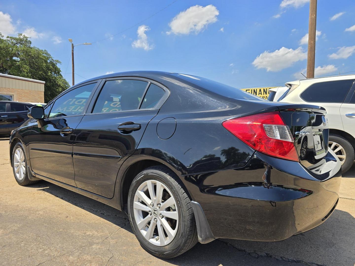 2012 BLACK Honda Civic EX-L (19XFB2F92CE) with an 1.8L L4 SOHC 16V engine, 5-Speed Automatic transmission, located at 2660 S.Garland Avenue, Garland, TX, 75041, (469) 298-3118, 32.885387, -96.656776 - Photo#5