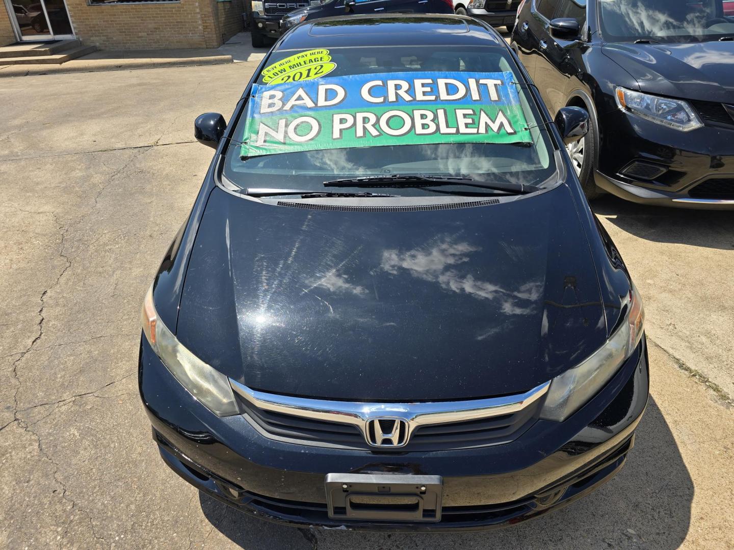 2012 BLACK Honda Civic EX-L (19XFB2F92CE) with an 1.8L L4 SOHC 16V engine, 5-Speed Automatic transmission, located at 2660 S.Garland Avenue, Garland, TX, 75041, (469) 298-3118, 32.885387, -96.656776 - Photo#8