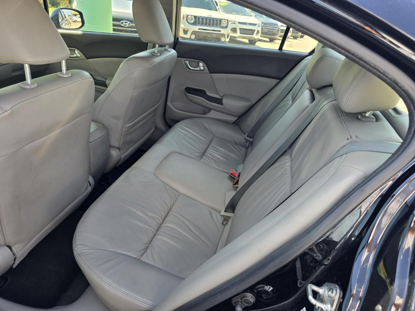2012 BLACK Honda Civic EX-L (19XFB2F92CE) with an 1.8L L4 SOHC 16V engine, 5-Speed Automatic transmission, located at 2660 S.Garland Avenue, Garland, TX, 75041, (469) 298-3118, 32.885387, -96.656776 - Photo#16