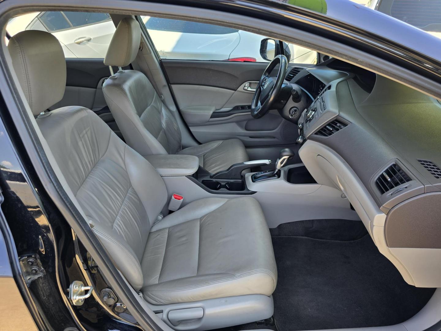 2012 BLACK Honda Civic EX-L (19XFB2F92CE) with an 1.8L L4 SOHC 16V engine, 5-Speed Automatic transmission, located at 2660 S.Garland Avenue, Garland, TX, 75041, (469) 298-3118, 32.885387, -96.656776 - Photo#18