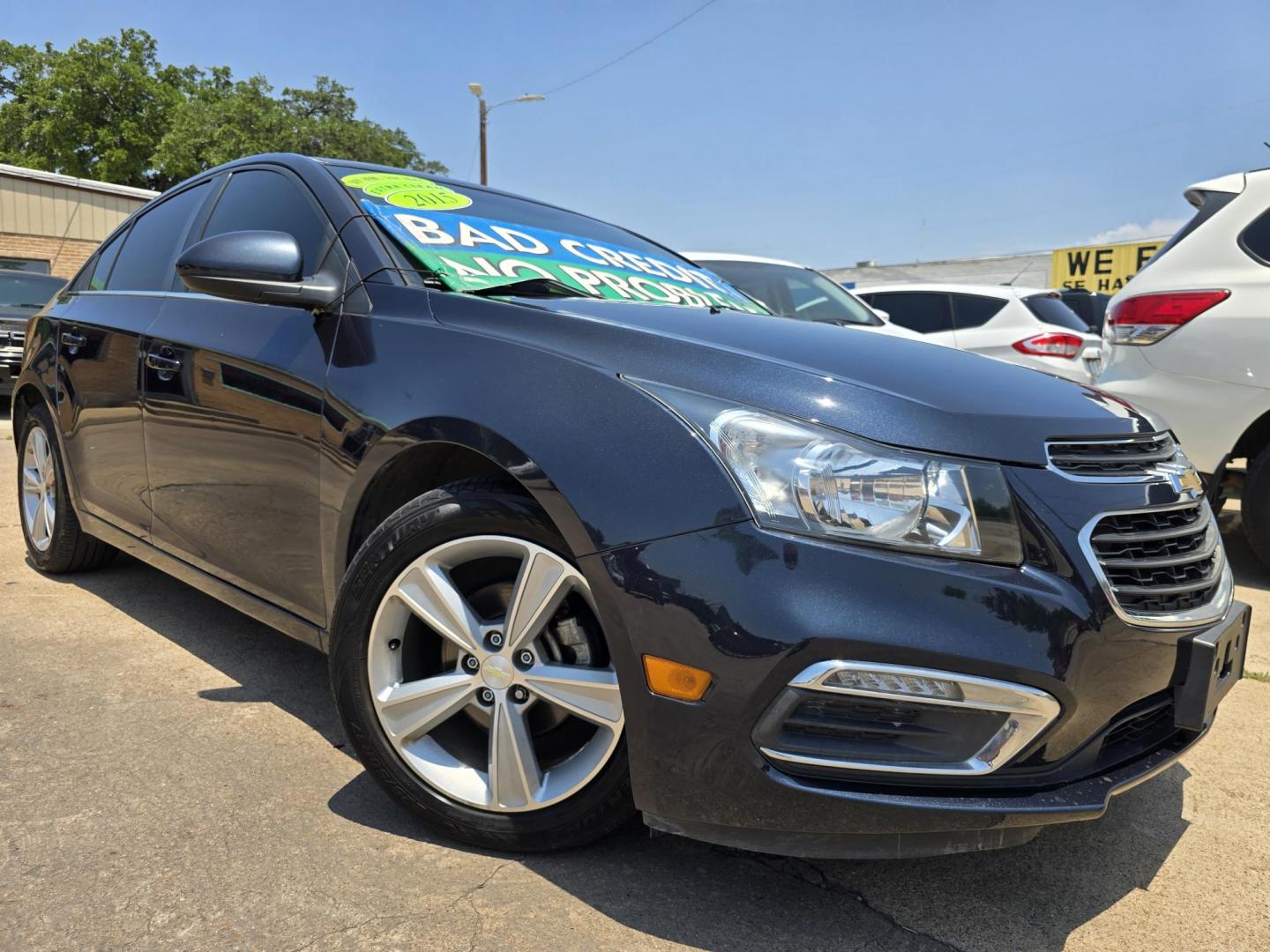 2015 Chevrolet Cruze 2LT (1G1PE5SB8F7) with an 1.4L L4 DOHC 16V TURBO engine, 6-Speed Automatic transmission, located at 2660 S.Garland Avenue, Garland, TX, 75041, (469) 298-3118, 32.885387, -96.656776 - Photo#0