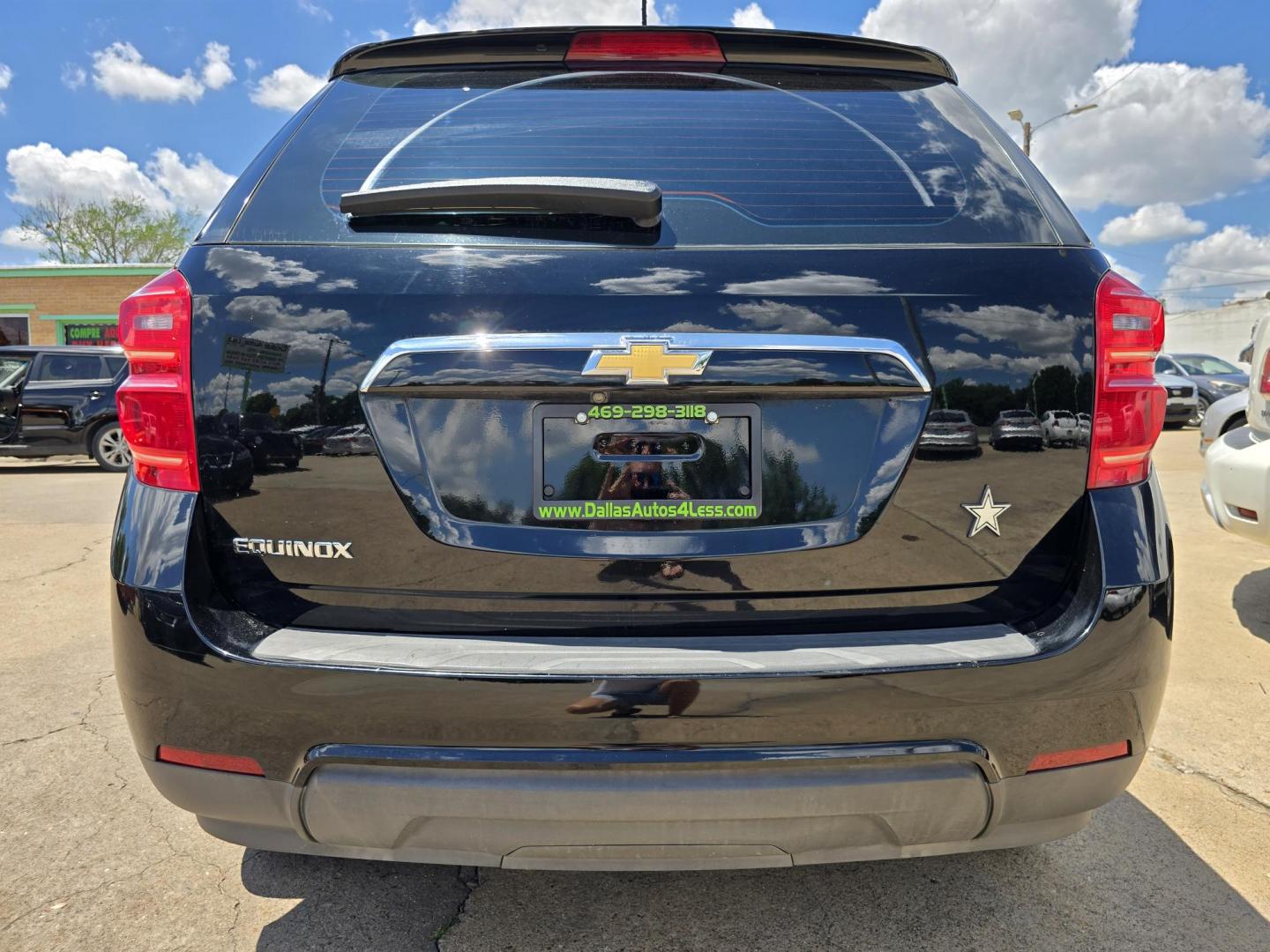 2017 BLACK Chevrolet Equinox LS (2GNALBEK3H1) with an 2.4L L4 DOHC 16V FFV engine, 6A transmission, located at 2660 S.Garland Avenue, Garland, TX, 75041, (469) 298-3118, 32.885387, -96.656776 - Photo#5