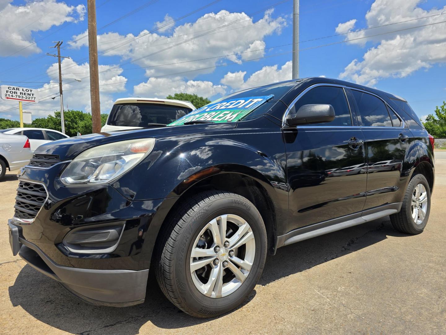 2017 BLACK Chevrolet Equinox LS (2GNALBEK3H1) with an 2.4L L4 DOHC 16V FFV engine, 6A transmission, located at 2660 S.Garland Avenue, Garland, TX, 75041, (469) 298-3118, 32.885387, -96.656776 - Photo#8