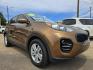 2017 BROWN Kia Sportage LX (KNDPMCAC3H7) with an 2.4L V6 DOHC 24V engine, 6A transmission, located at 2660 S.Garland Avenue, Garland, TX, 75041, (469) 298-3118, 32.885387, -96.656776 - Photo#1