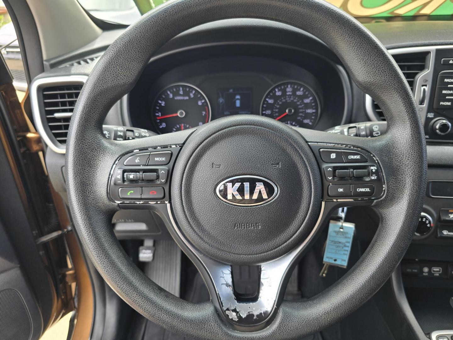 2017 BROWN Kia Sportage LX (KNDPMCAC3H7) with an 2.4L V6 DOHC 24V engine, 6A transmission, located at 2660 S.Garland Avenue, Garland, TX, 75041, (469) 298-3118, 32.885387, -96.656776 - Photo#12