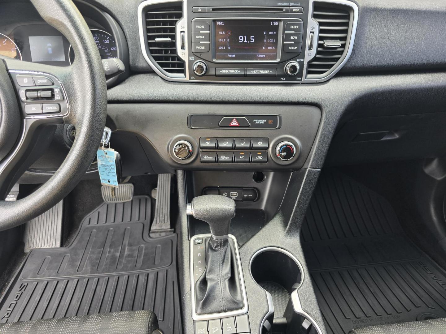 2017 BROWN Kia Sportage LX (KNDPMCAC3H7) with an 2.4L V6 DOHC 24V engine, 6A transmission, located at 2660 S.Garland Avenue, Garland, TX, 75041, (469) 298-3118, 32.885387, -96.656776 - Photo#13